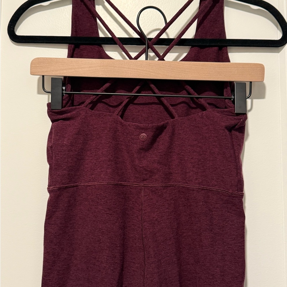 Calia Burgundy Strappy Back body suit